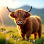 Mini Vache Highland : Un Trésor Miniature au Charme et au Caractère Inégalés