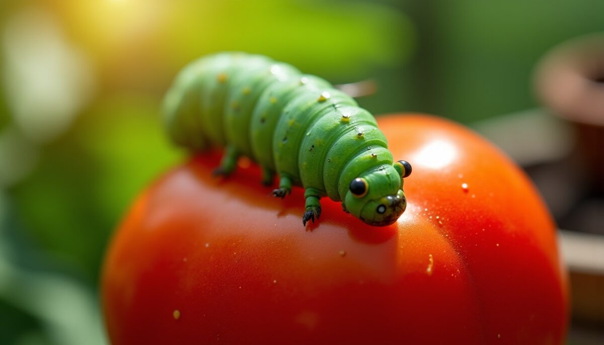 Chenilles sur tomates : astuces pour les identifier et préserver votre potager avec succès